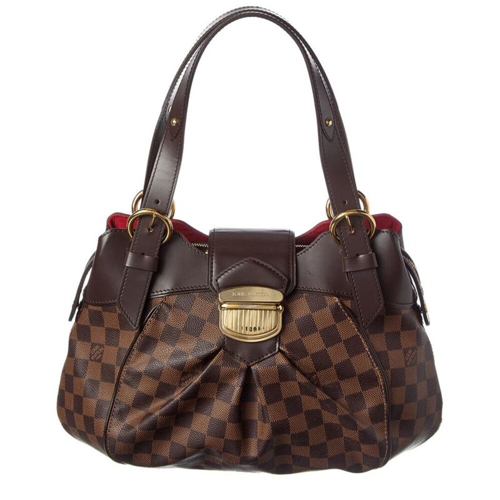 Louis Vuitton Brown Damier Ebene Coated Canvas Sistina Pm (Authentic Pre-Loved)